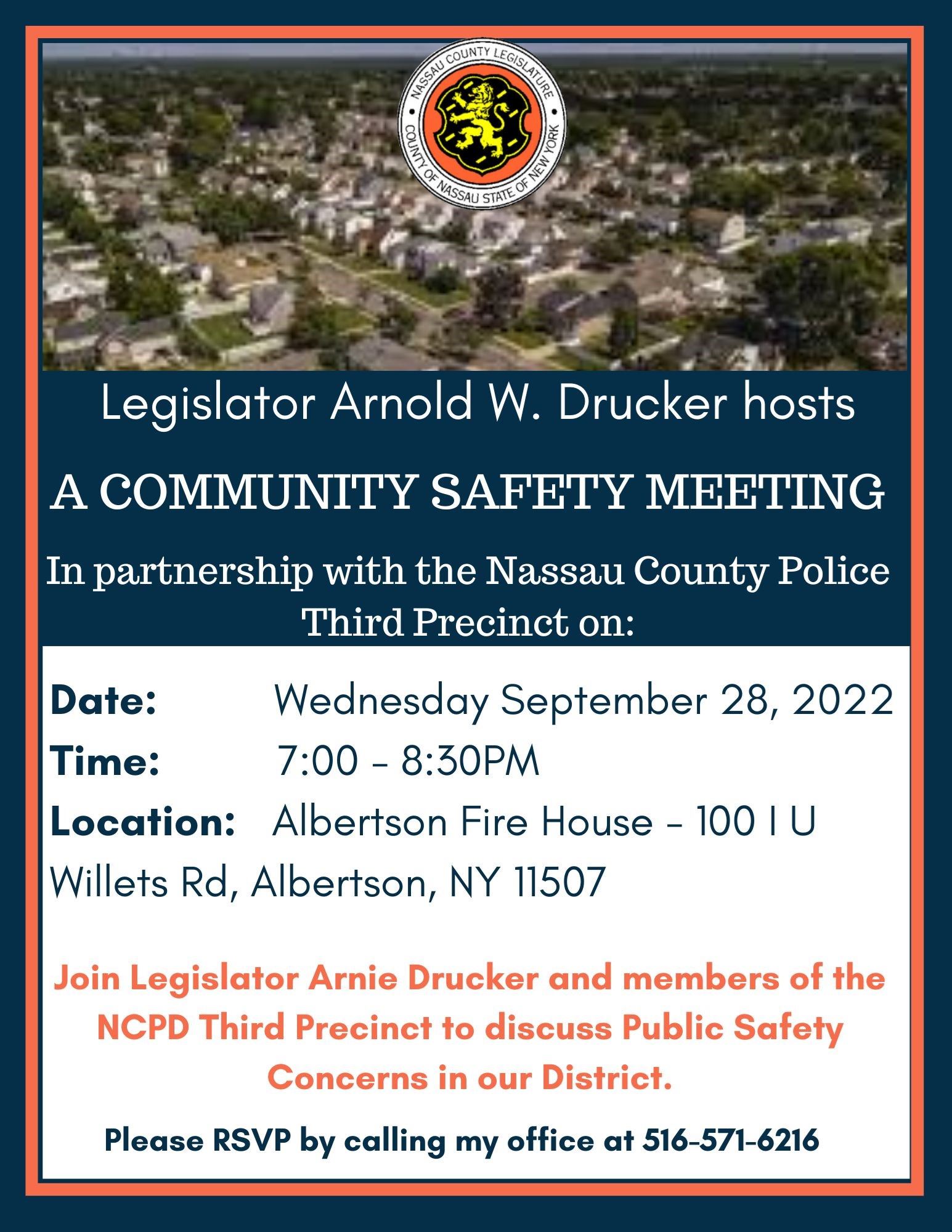 Community Safety 3rd precinct Flyer