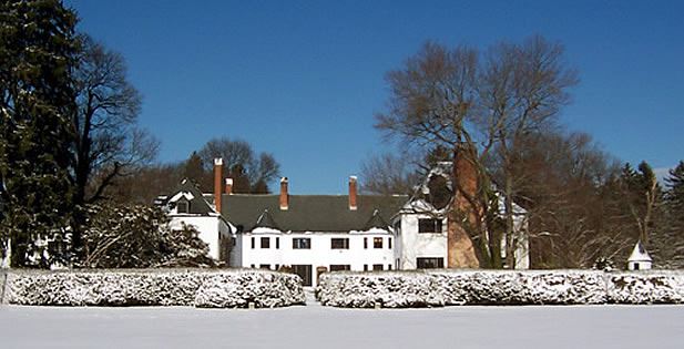 Chelsea Mansion in the snow
