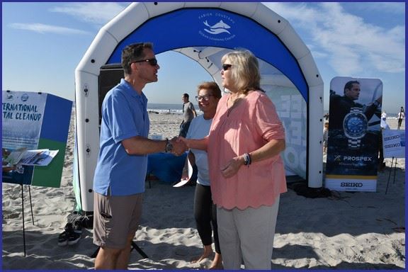 LEGISLATOR FORD JOINS WITH FABIEN COUSTEAU OCEAN LEARNING CENTER TO CLEAN UP OUR BEACHES