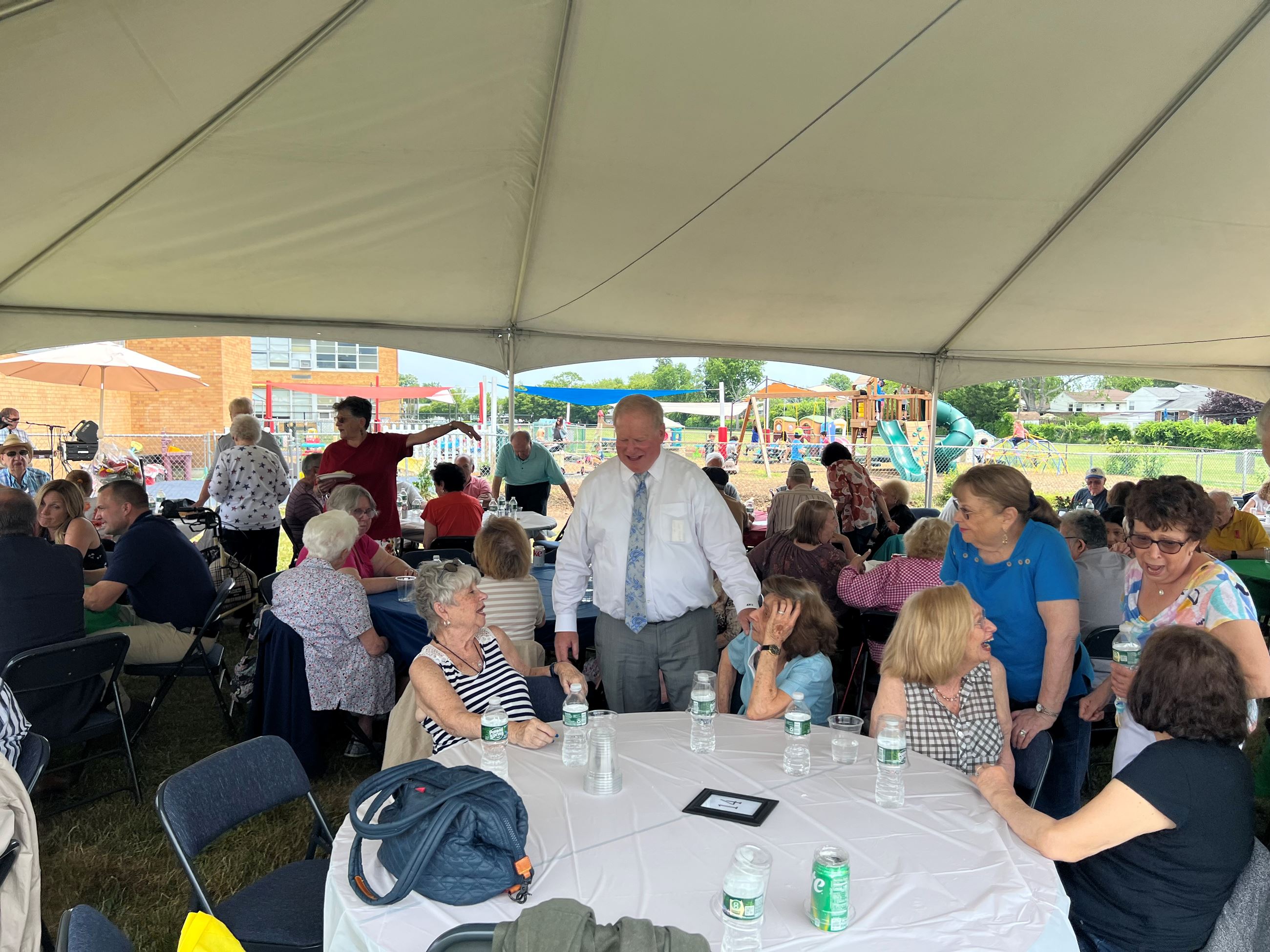 Legislator Drucker - Plainview Senior Club BBQ 2