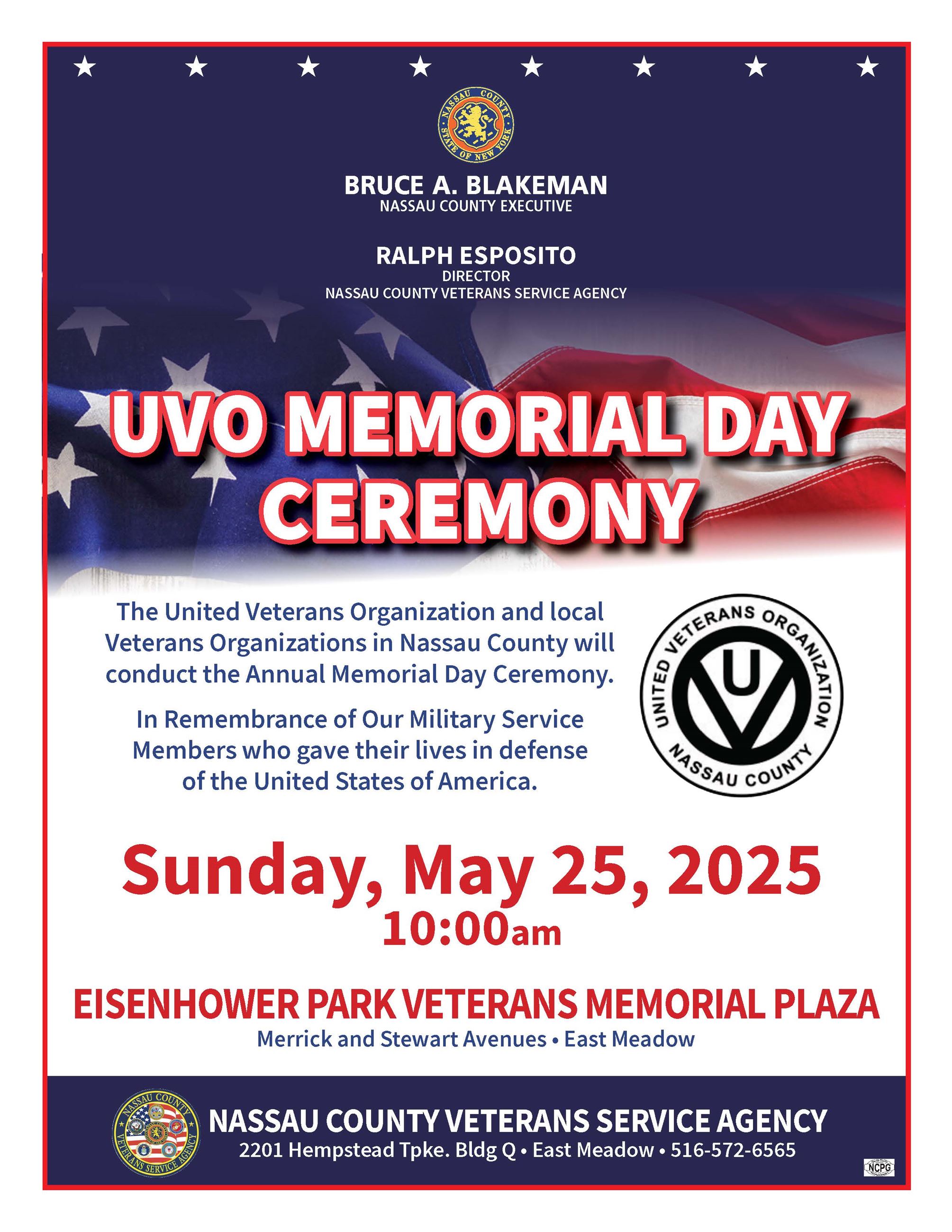 Veterans UVO Memorial Day 2025