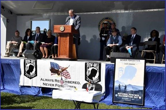 LEGISLATOR GAYLOR ATTENDS POW MIA EVENT