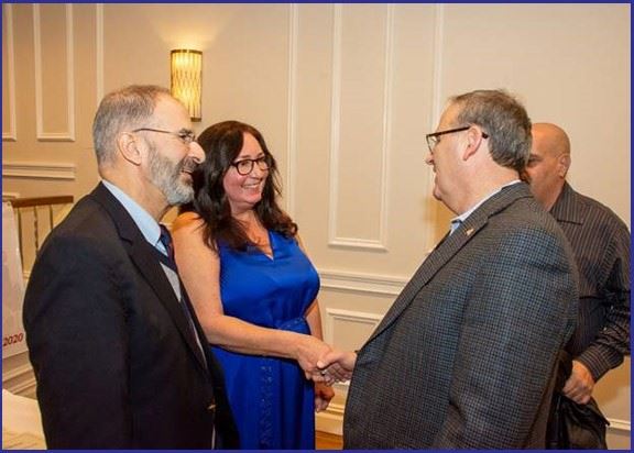 LEGISLATOR GAYLOR SWEARS IN PRESIDENT OF FRANKLIN SQUARE CHAMBER OF COMMERCE