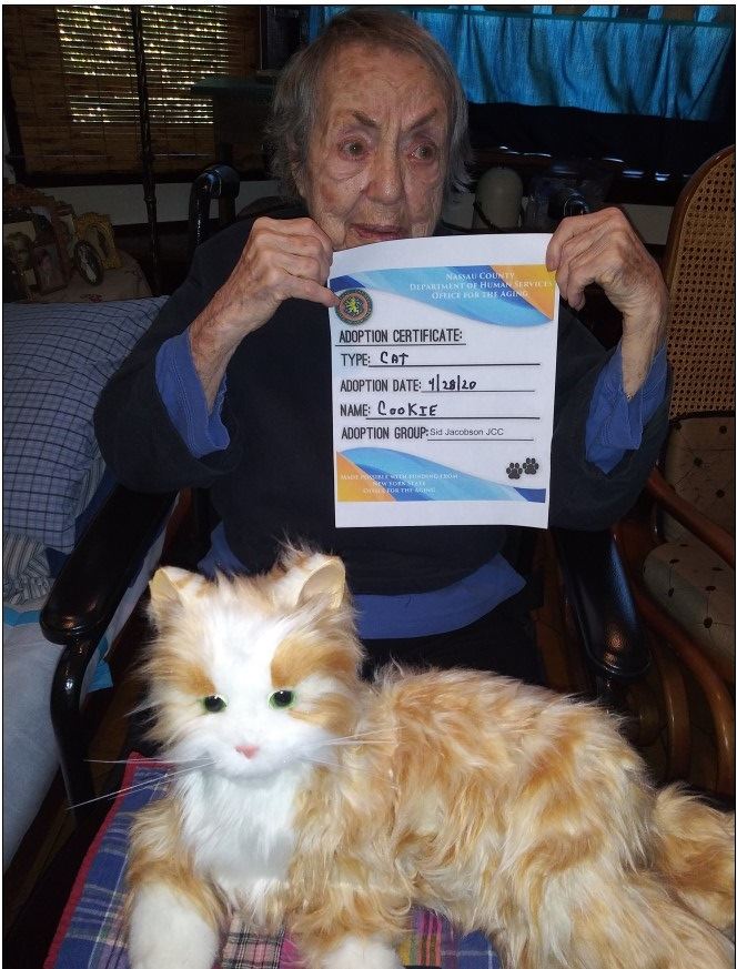 Animatronic Pets with Seniors During Pandemic 4