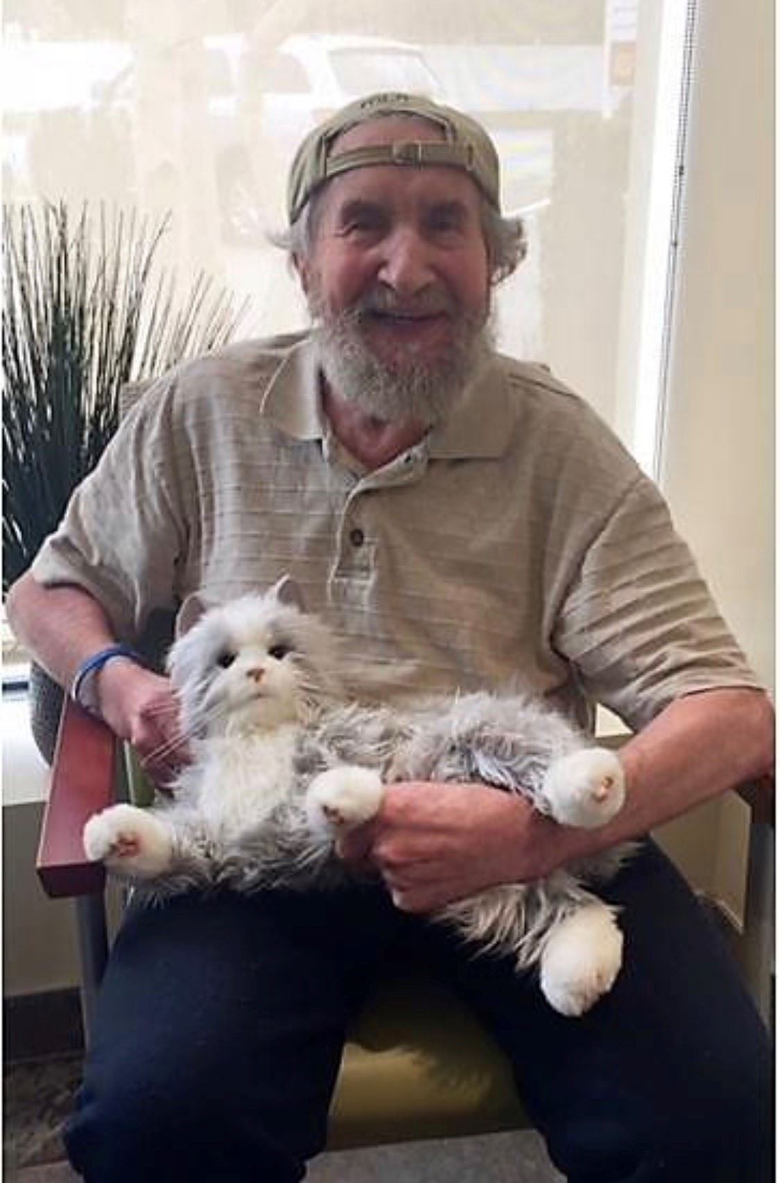 Animatronic Pets with Seniors During Pandemic