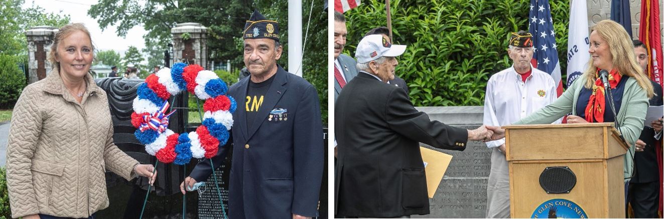 Legislator DeRiggi-Whitton Commemorates Memorial Day in Glen Cove