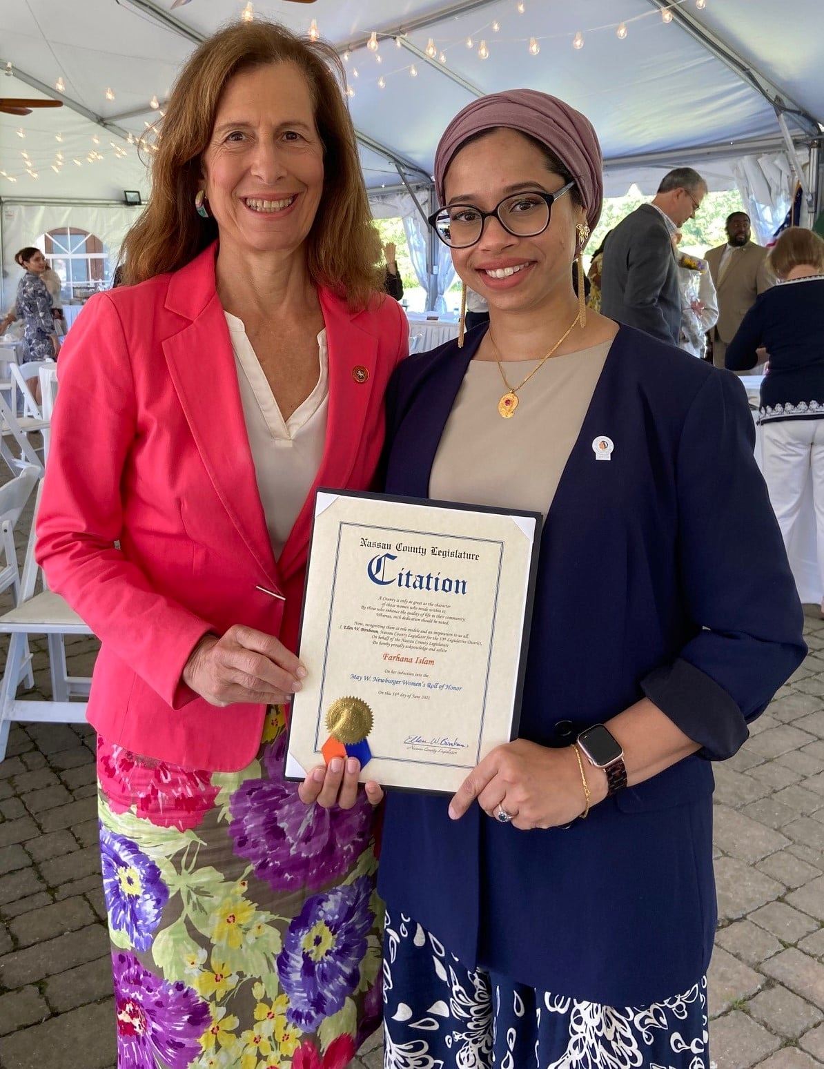 LEgislator Birnbaum - Womens Roll of Honor 2