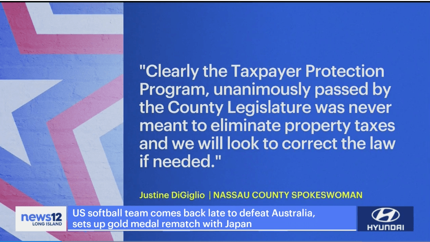 CURRAN ADMITS TAXPAYER PROTECTION PLAN LED TO MANSIONS BEING CHARGED ZERO PROPERTY TAXES