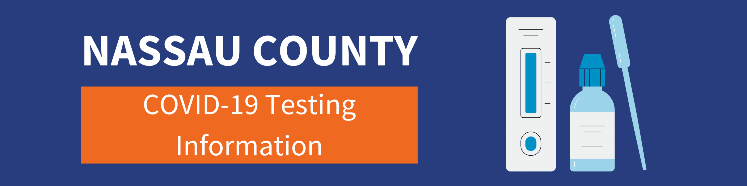 COVID-19 testing information DOH Banner
