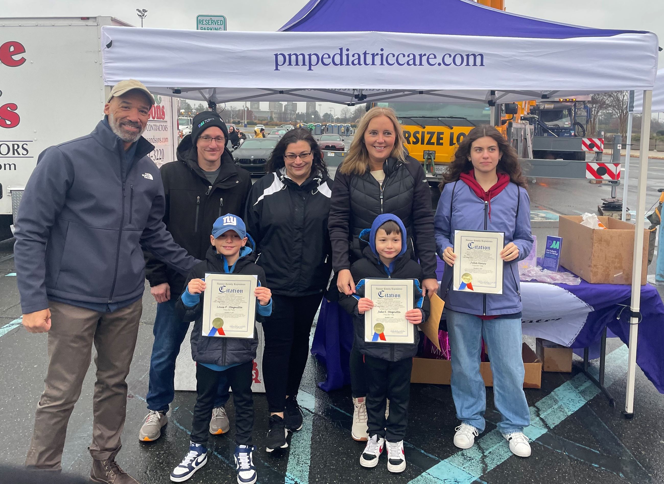 Legislator DeRiggi-Whitton - Toys for Tots Young Volunteers 12042023