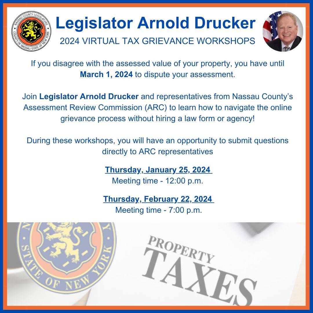 Drucker - Tax Assessment Workshop