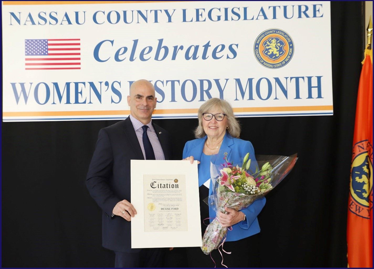 MULLANEY HONORS LEGISLATOR DENISE FORD FOR WOMENS HISTORY MONTH