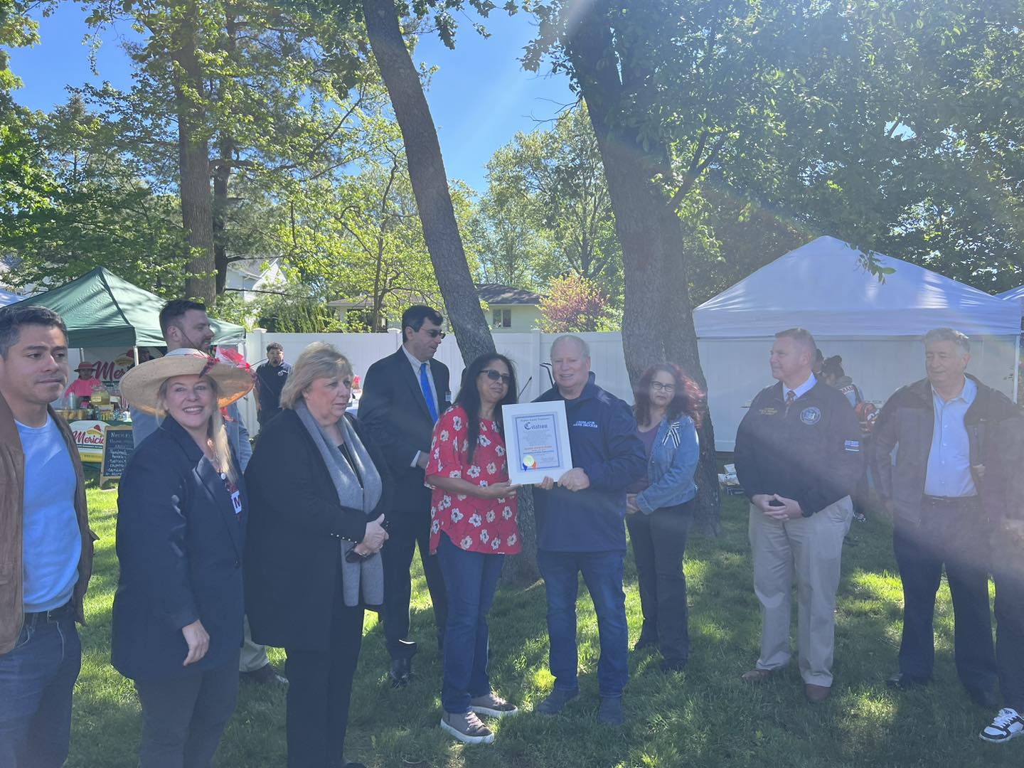 Legislator Drucker - Syosset Farmers Market 1