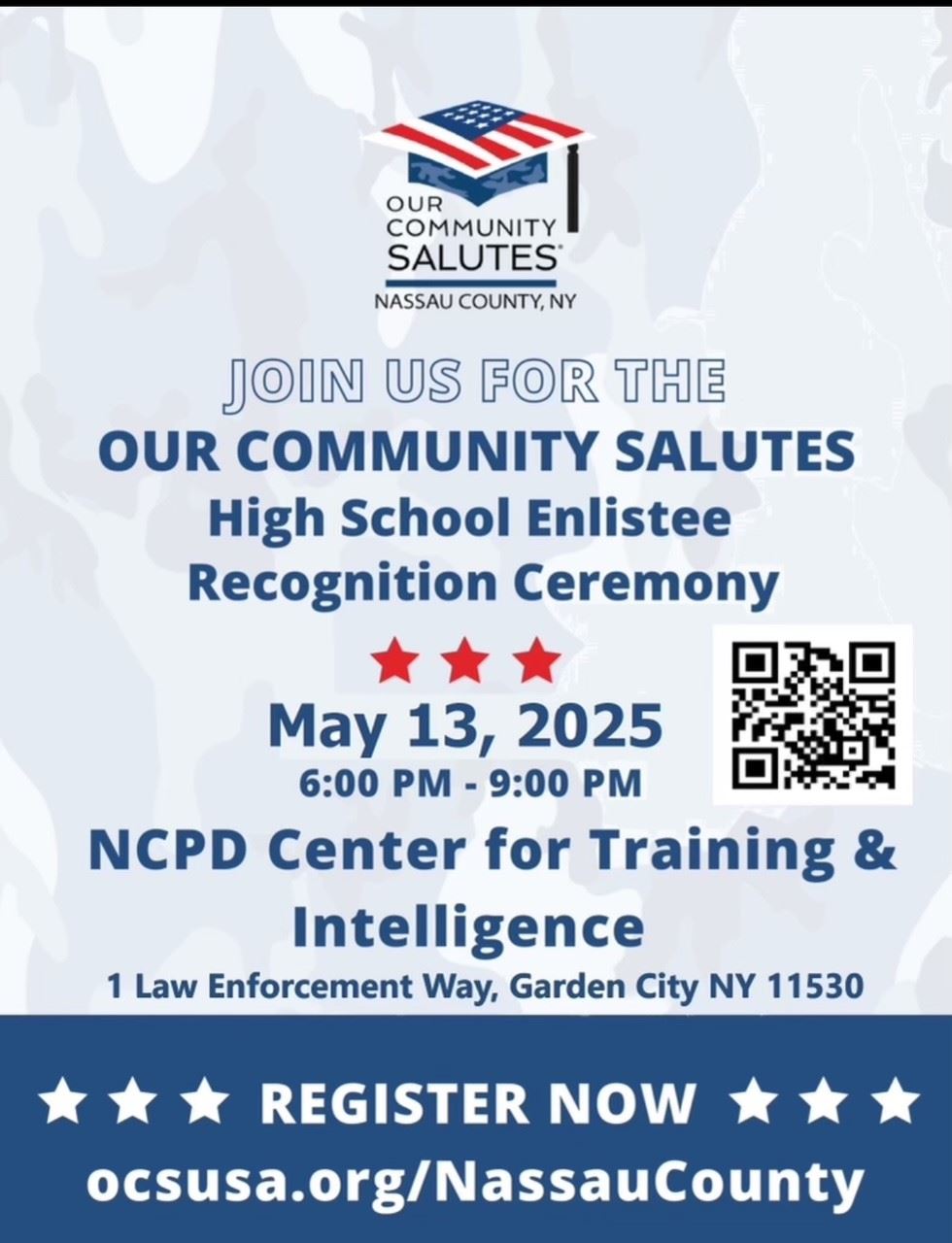 Our Community Salutes Flyer