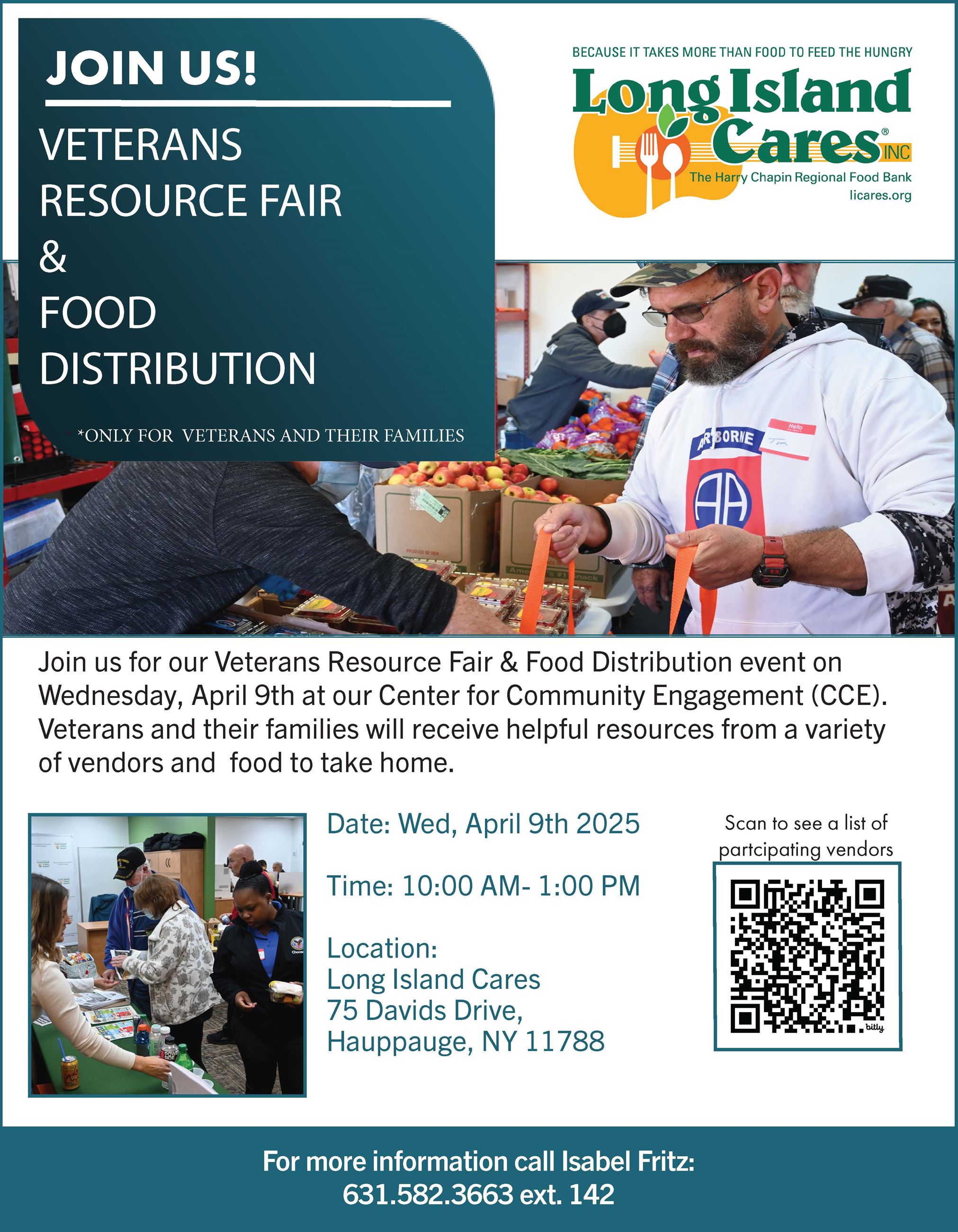 LI Cares Veterans Resource Fair and Food Distro 