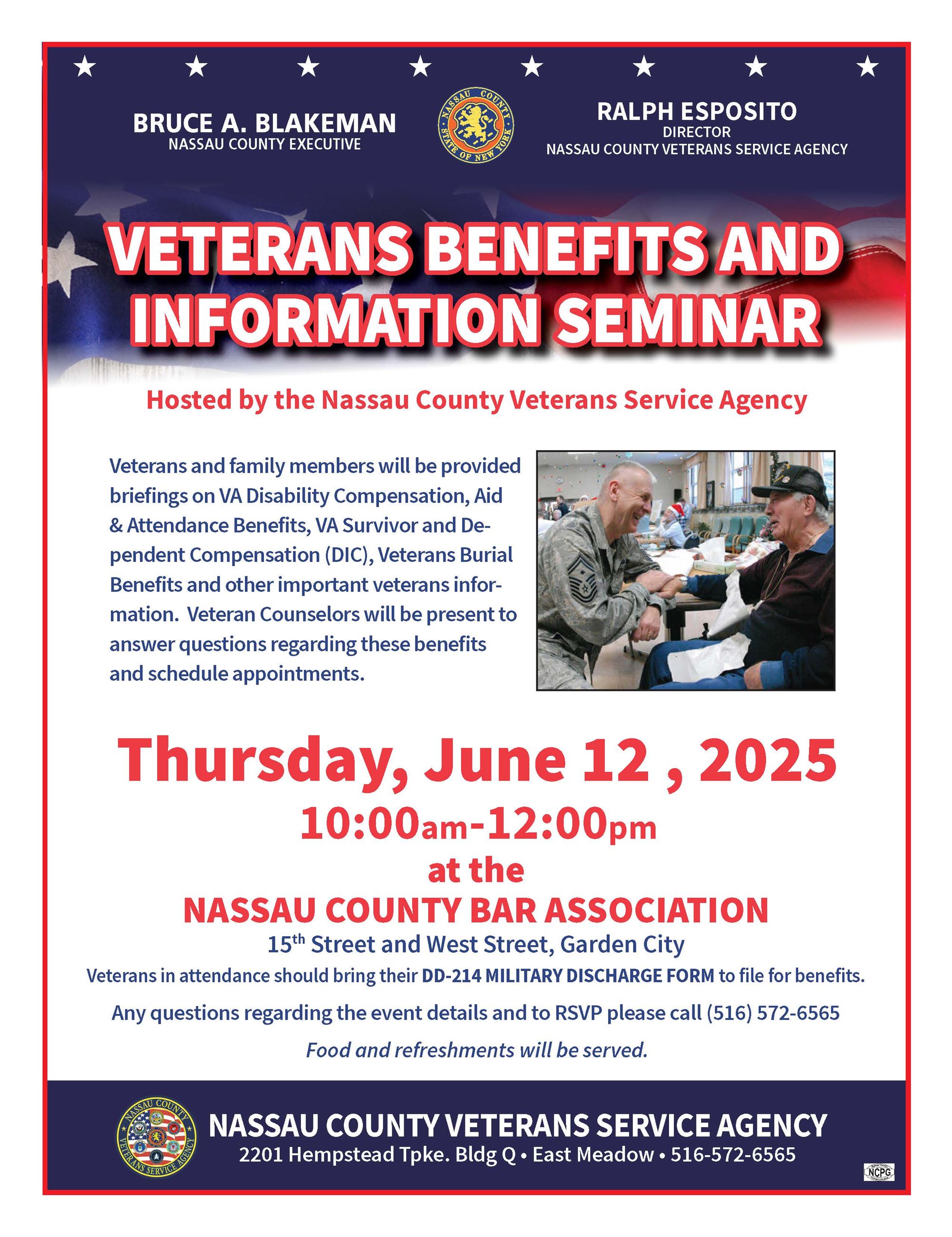 VSA Benefits Info Seminar Flyer 2025