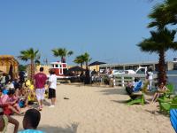 People at a beach