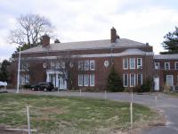 Two story brick home and driveway
