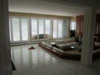 Living room with sunken sofa
