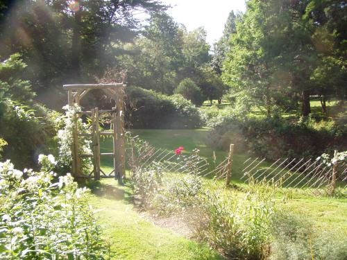 Garden with arbor