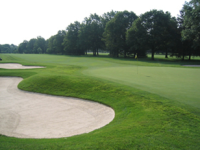 Hole 7 green and bunker